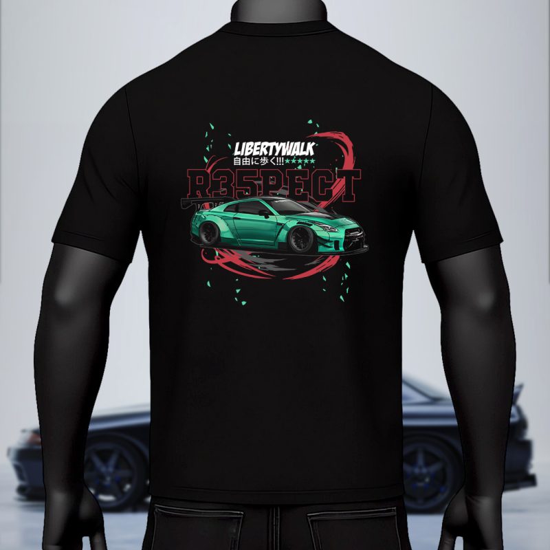 Nissan GT-R R35 – Liberty Walk Respect Tee