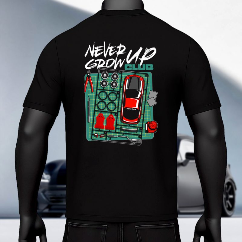 Never Grow Up – Car Culture Edition Tee