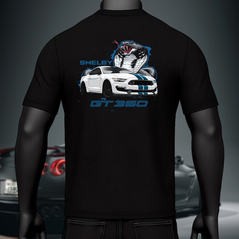 Shelby GT350 Hyper Design T-Shirt – Black Edition
