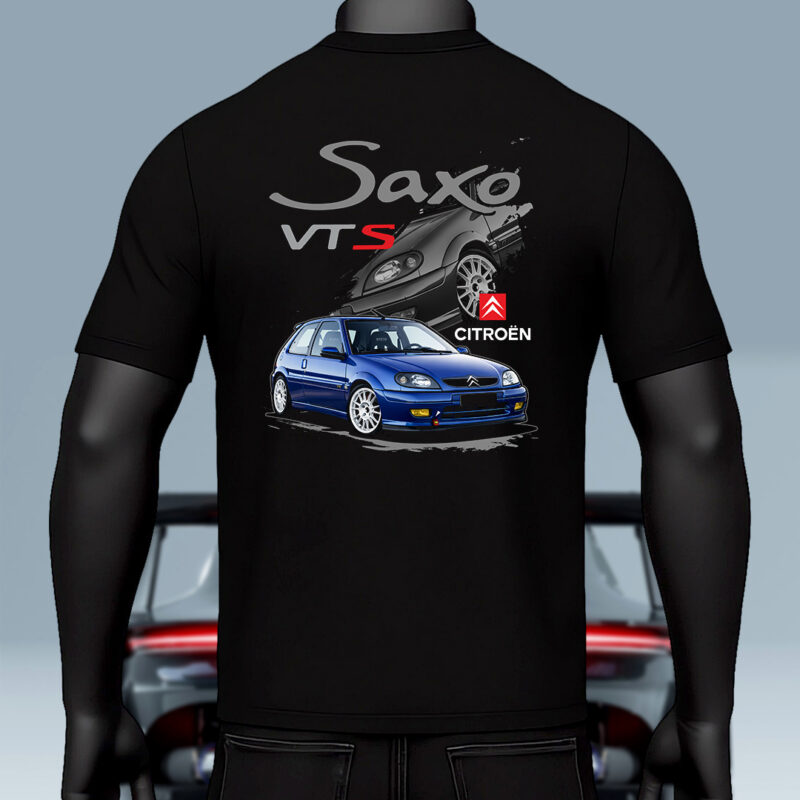 Citroën Saxo VTS Hyper Design T-Shirt – Black Edition