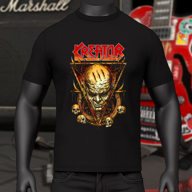Kreator T-Shirt – Skull Triangle Artwork | Hyper Design